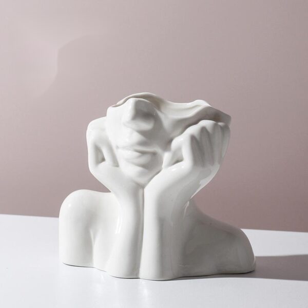 Human Body Shape Ceramic Vase - Image 5