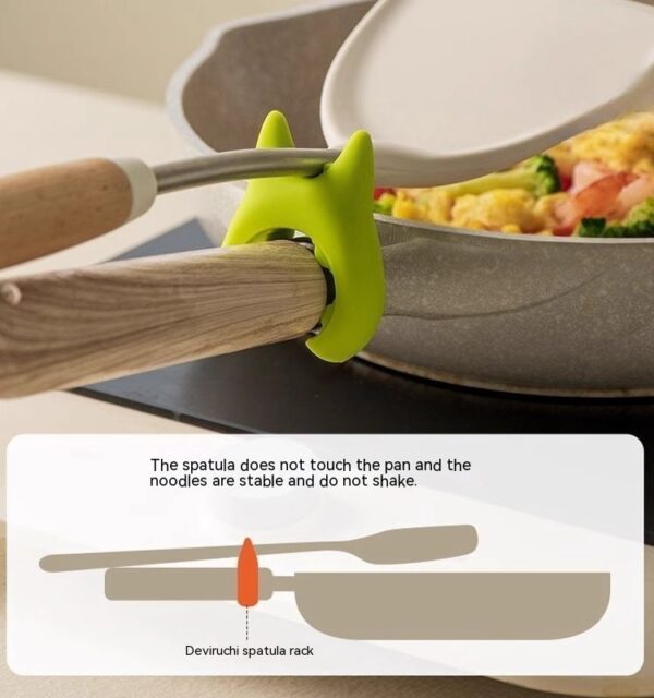 Multifunctional Spatula Holder Silicone Anti-overflow Spoon Holder Cooking Pot Anti-scalding Clip Kitchen Gadgets - Image 6
