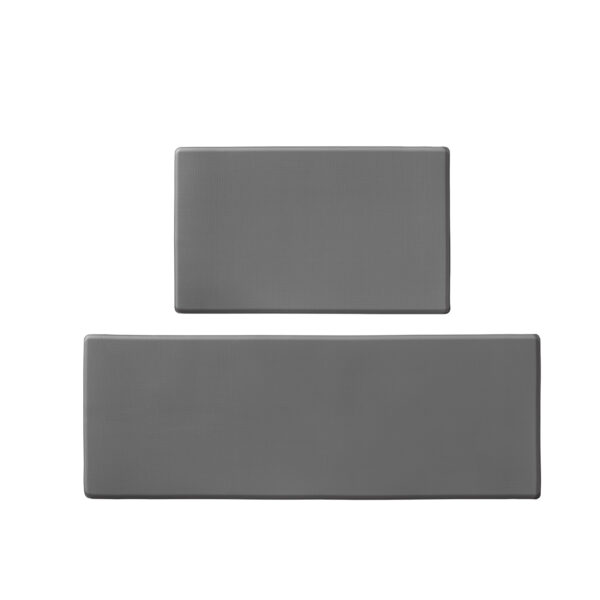 Kitchen Floor Mat Two-piece Set Of Non-slip, Waterproof And Easy To Scrub For Home, Kitchen - Image 2