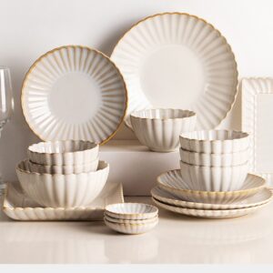 Nordic ceramic dishes dishes home dishes creative network red style steak Western plate breakfast tableware Qiong Yi