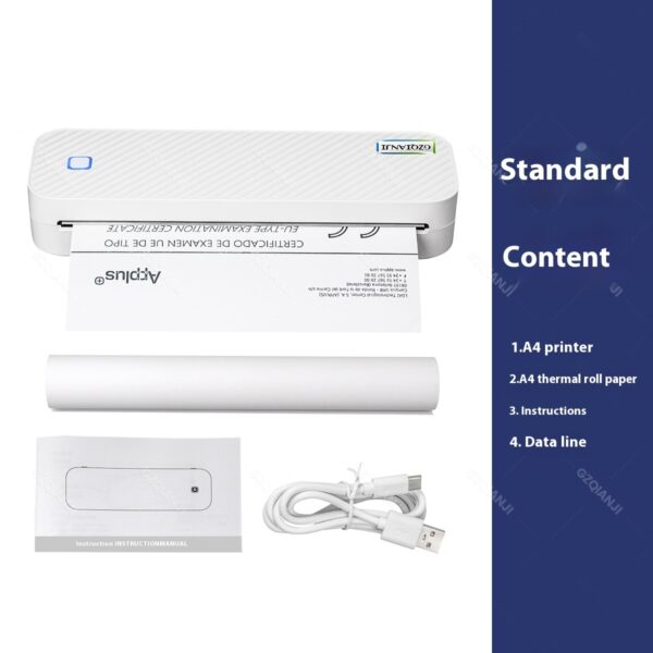 A4 Thermal Portable Mini Office Bluetooth Printer - Image 5