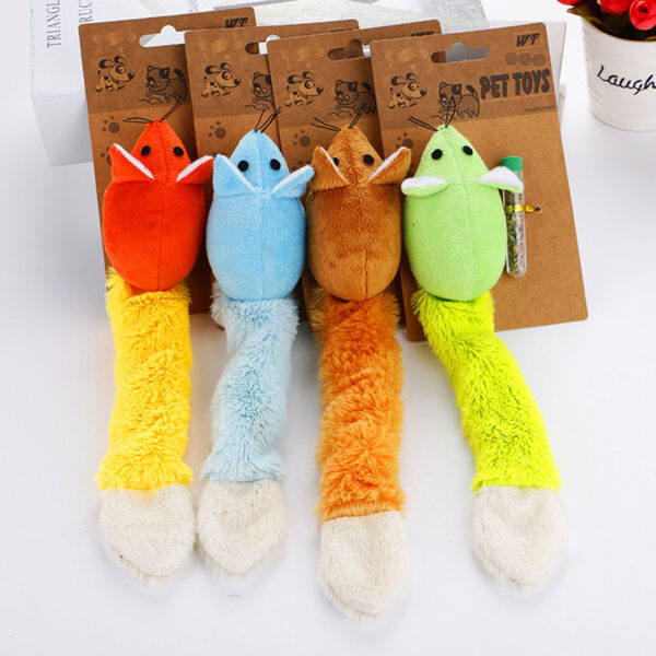Long Tail Mouse Cat Teaster Toys Funny Pet Toys Cat Toys Mouse Trainning Funny Playing Toys Interactive Pets Products - Image 2