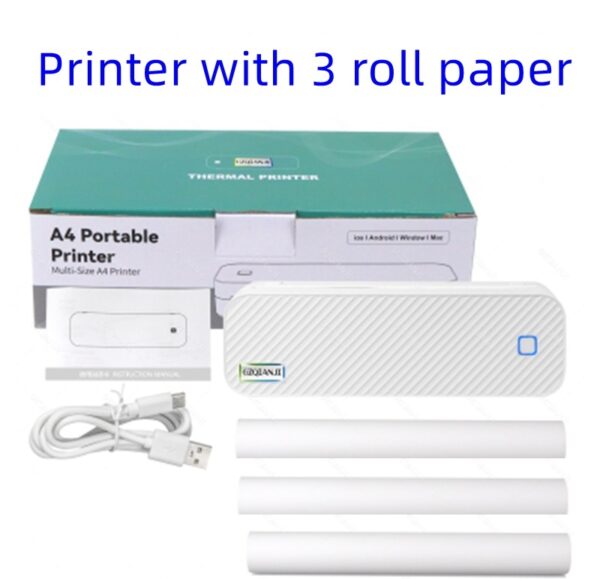 A4 Thermal Portable Mini Office Bluetooth Printer - Image 3